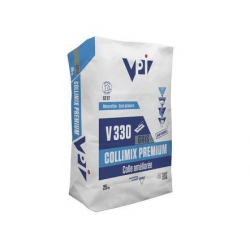 Colle et joint - Collimix premium blanc V331 coller et jointer en piscine - 25 kg 