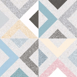 Carrelage style scandinave géométrique coloré BRENTA MULTICOLOR 20x20 - 1m² Vives Azulejos y Gres