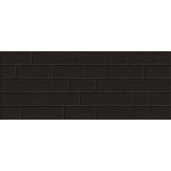 Parement mural briquettes noires Marlon Edale Negro 20x50cm - 1m² TAU CERAMICA / AZULIBER