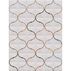 Faience murale brillante multicolore OROMO 20x20cm - 1 m² Ribesalbes