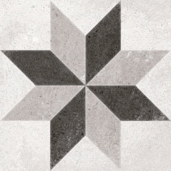 Carrelage motif ancien 20x20 cm Taito Blanco - 1m² 