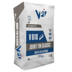 Joint fin classic pour carrelage V610 blanc - 25 kg VPI