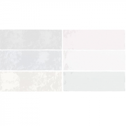 Faience nuancée effet zellige mix pastel 6.5x20 RIVIERA MELANGE 25864- 0.5 m² Natucer