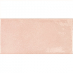 Faience effet zellige rose 6.5x13.2 VILLAGE ROSE GOLD 25583 - 0.5m² Bati Orient