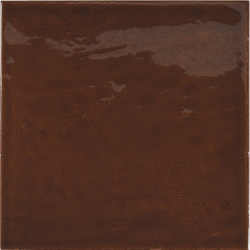 Faience effet zellige marron 13.2 x13.2 VILLAGE WALNUT BROWN 25623 - 1m² 