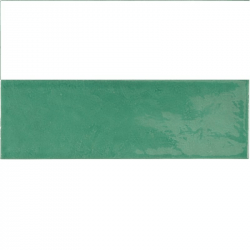 Faience effet zellige vert émeraude 6.5x20 VILLAGE ESMERALD GREEN 25645 - 0.5 m² 