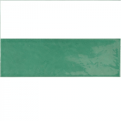 Faience effet zellige vert émeraude 6.5x20 VILLAGE ESMERALD GREEN 25645 - 0.5 m² Equipe