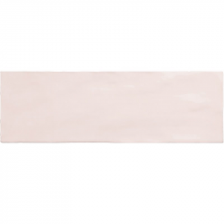 Faience nuancée effet zellige rose 6.5x20 RIVIERA ROSE 25839-0.5 m² 