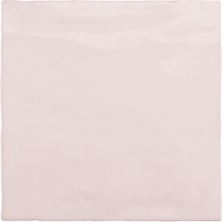 Faience nuancée effet zellige rose 13.2x13.2 RIVIERA ROSE 25853-1 m² Equipe