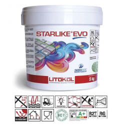 Litokol Starlike EVO Bianco Assoluto C.100 Mortier époxy - 2.5 kg 