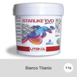 Litokol Starlike EVO Bianco Titanio C.105 Mortier époxy - 5 kg 