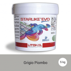 Litokol Starlike EVO Grigio Piombo C.120 Mortier époxy - 5 kg 