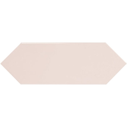 Faience navette crayon rose brillant 10x30 PICKET PINK - 1m² 