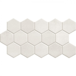 Carrelage tomette blanche mate 26.5x51 cm HEX WHITE - 0.95m² Bati Orient