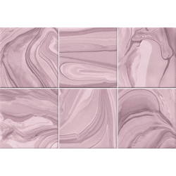 Faïence effet terre mêlée rose 23x33.5 cm MANKAI MARSALA- 1m² 