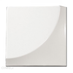 Lot de 14.35 m² - Carrelage blanc mate à relief CURVE WHITE MATT 23106 - 14.35 m² 