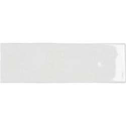 Faïence effet zellige blanc NASURE BLANCO 6.5X20 - 0.35 m² 