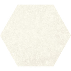 Carrelage hexagonal uni CERMAK WHITE 19.8X22.8 - 0.84 m² Realonda