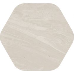 Carrelage hexagonal grand format imitation béton SPA PIET BEIGE 51'6X56'5 - 0,913 m² 