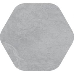 Carrelage hexagonal grand format imitation béton SPA PIET CENIZA 51'6X56'5 - 0,913 m² Aparici