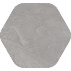 Carrelage hexagonal grand format imitation béton SPA PIET TAUPE 51'6X56'5 - 0,913 m² Vives Azulejos y Gres