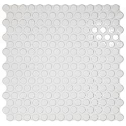 Carrelage déco brillant PANS GLOSSY WHITE - 30,9X30,9 - 0,88 m² 