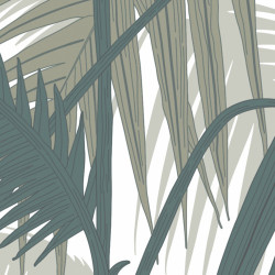 Lot de 35m² - Carrelage tropical feuilles PALMIER5 BD 20x20 cm - 35m² 