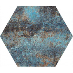 Carrelage hexagone ANDENNE BLUE NATURAL HEXAGON 25x30- 0,94 m² Apavisa